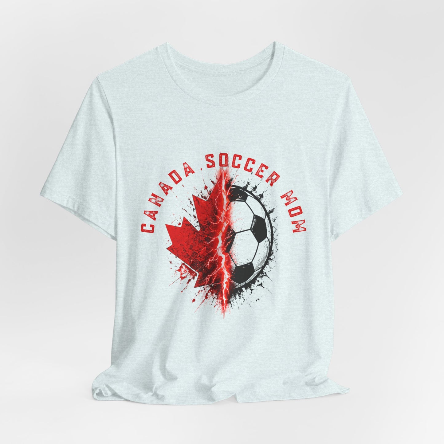 A Gift for her: Canada Soccer Mom Maple Leaf Tee | Soccer Mom T-Shirt