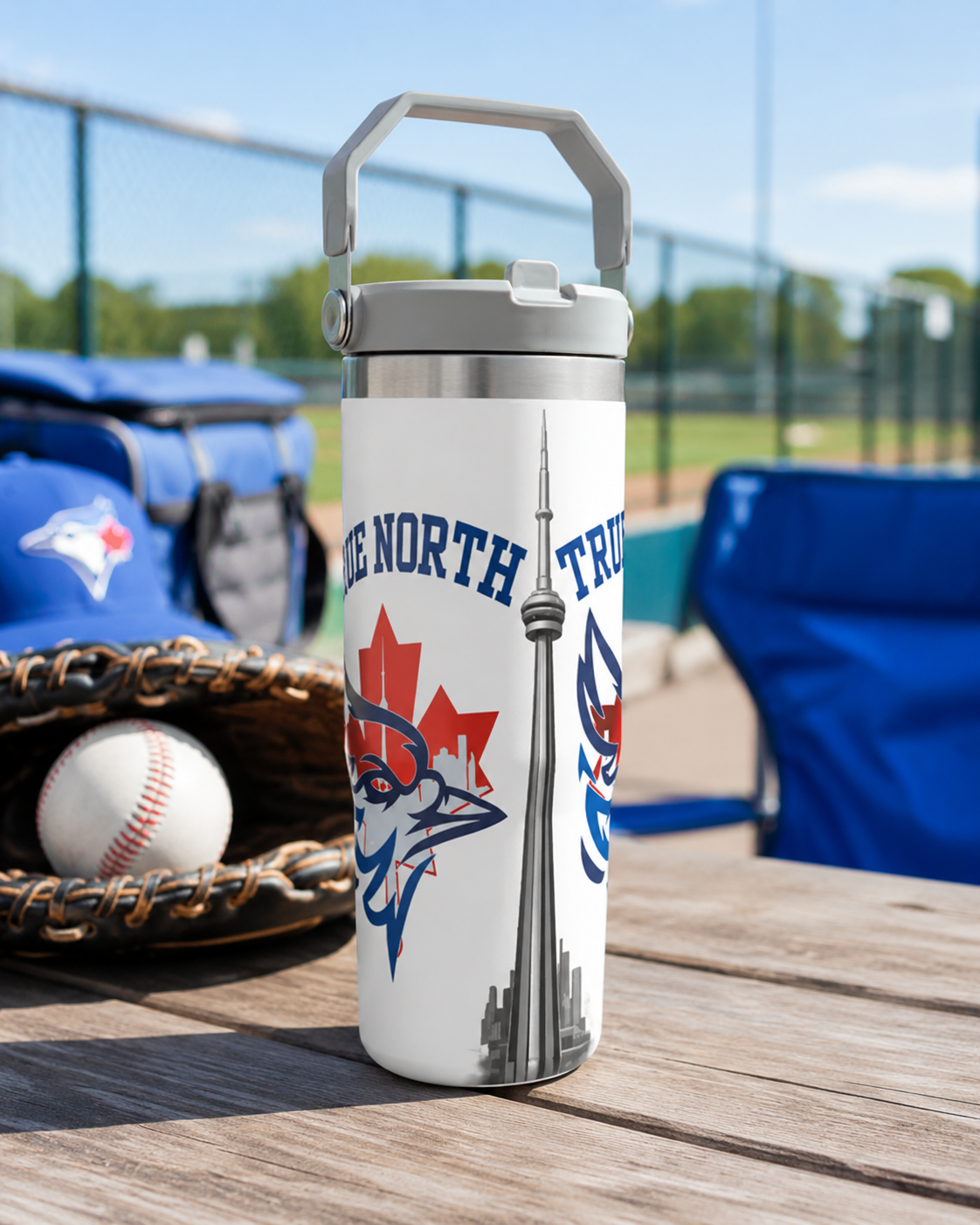 True North Baseball Fan Tumbler — Canadian Game Day Cup