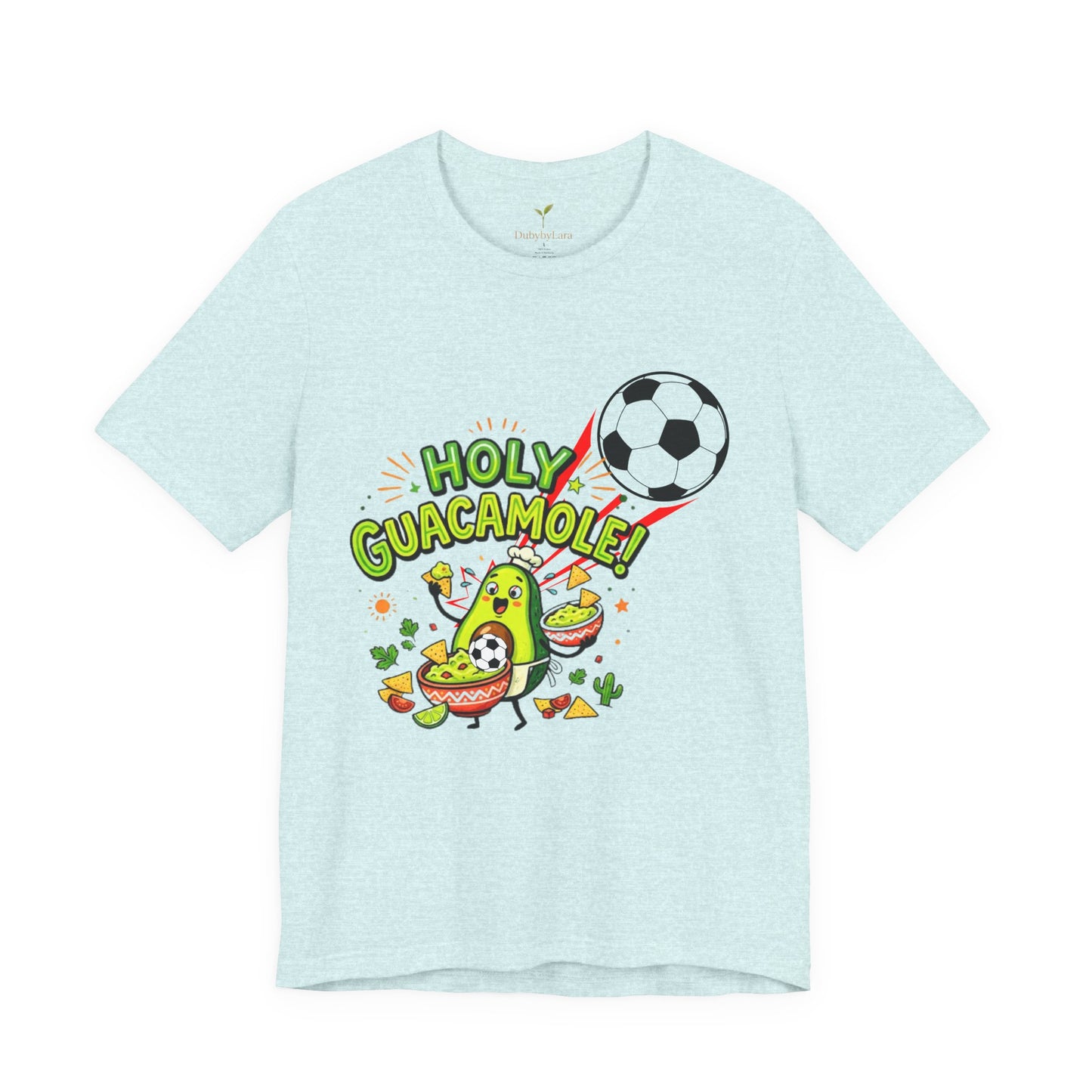Holy Guacamole Soccer T-Shirt — Funny Avocado Football Fan Tee