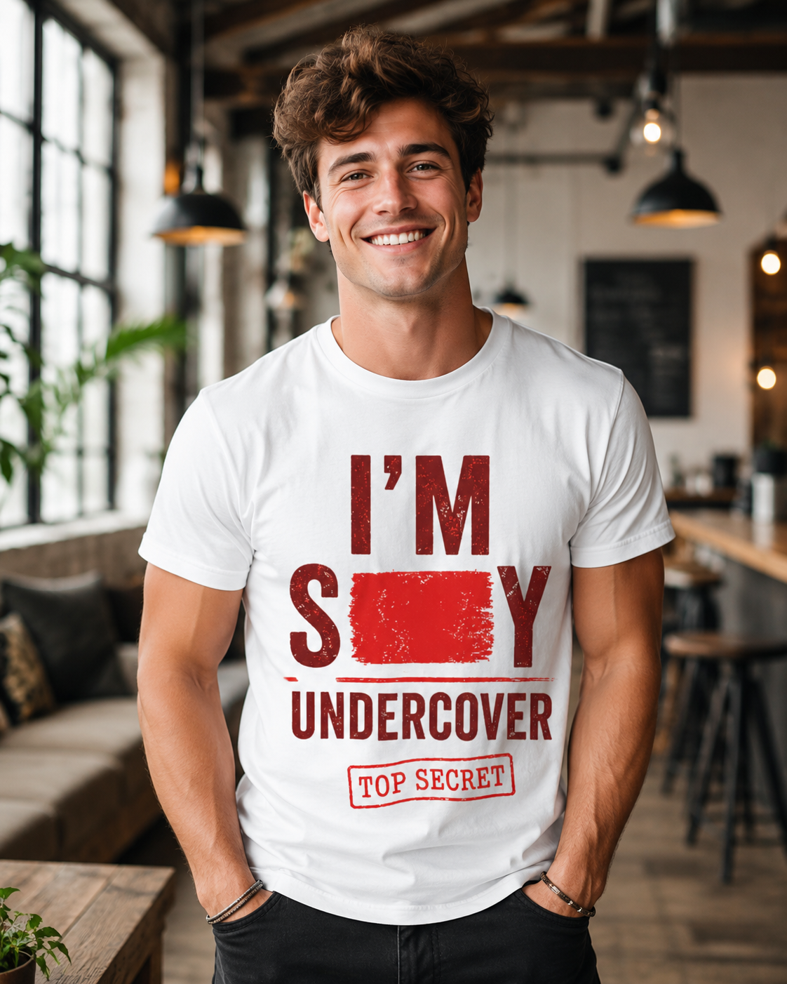 I'm Sexy Undercover — Funny Secret Agent Graphic Tee