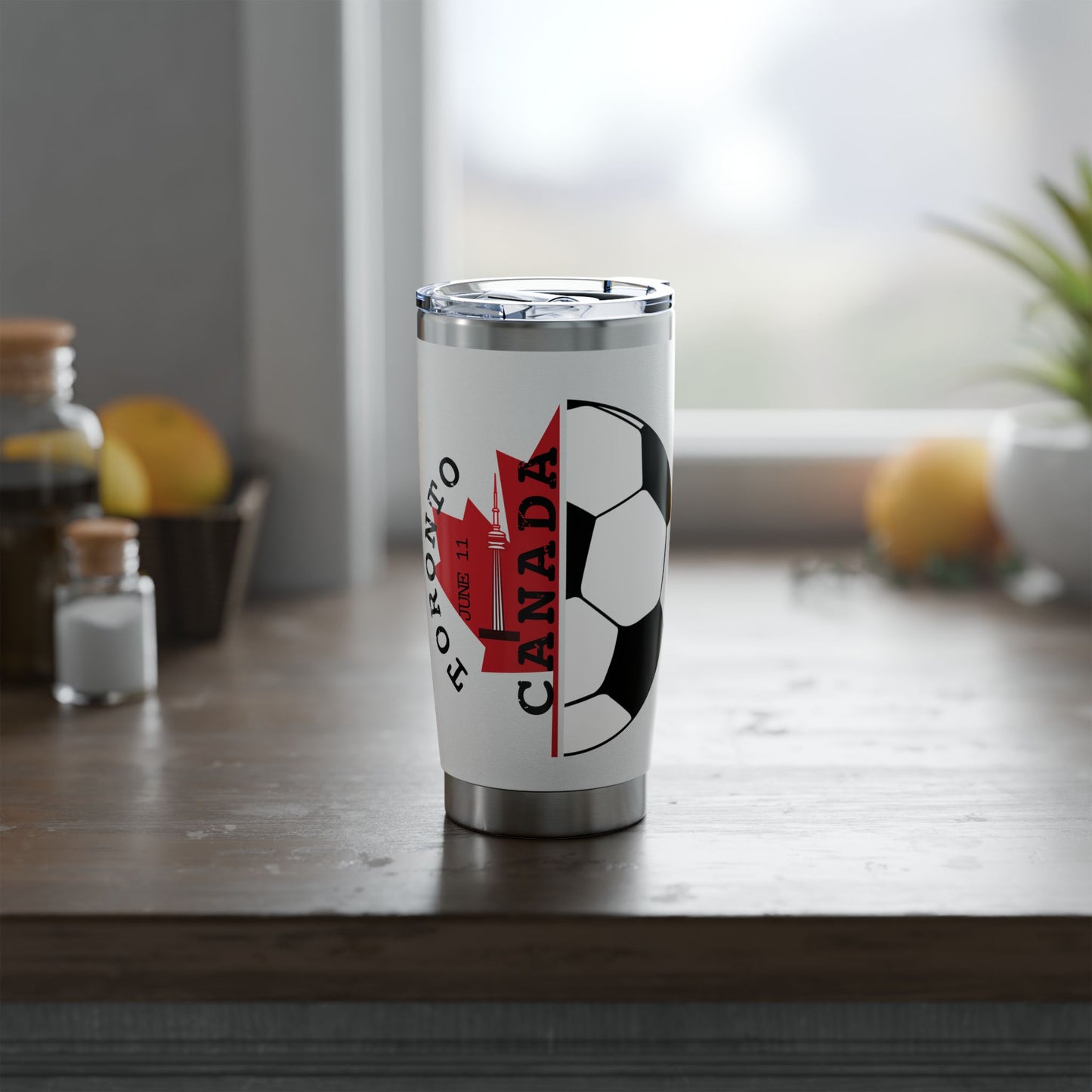 Toronto Soccer 20oz Stainless Steel Tumbler
