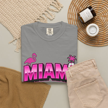 Miami Est 2020 Flamingo Soccer T-Shirt