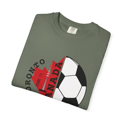 Toronto Soccer Maple Leaf T-shirt | Canada Fan Gear, June 11 Souvenir