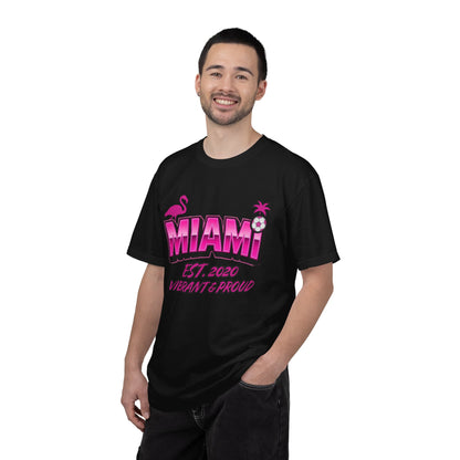Miami Est 2020 Flamingo Soccer T-Shirt