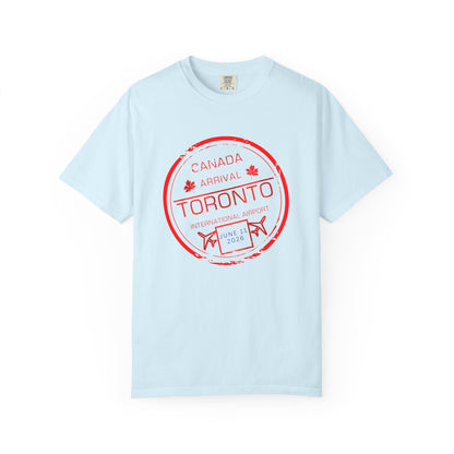 Toronto Soccer Arrival Passport Stamp T-Shirt — July 11, 2026