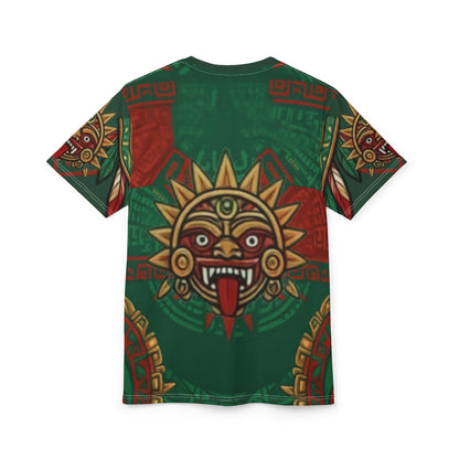 Mexico Futbol Aztec Sun Tee — All-Over-Print Soccer Jersey