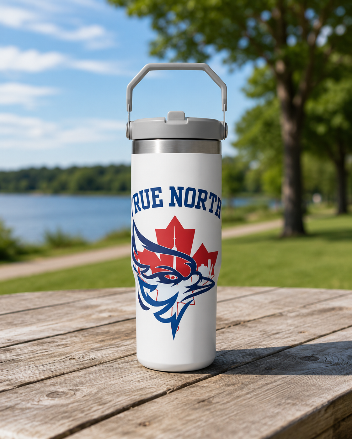 True North Baseball Fan Tumbler — Canadian Game Day Cup