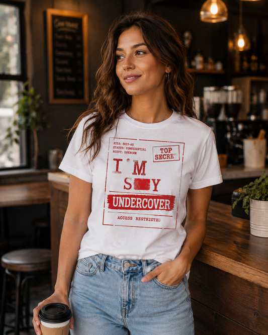 I'm Sexy Undercover Novelty Secret Agent T-Shirt