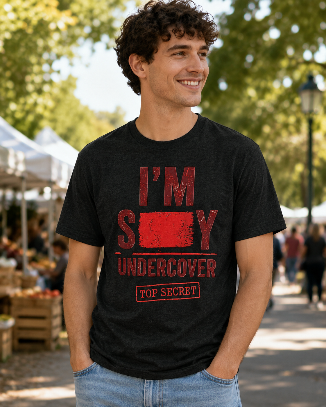 I'm Sexy Undercover — Funny Secret Agent Graphic Tee