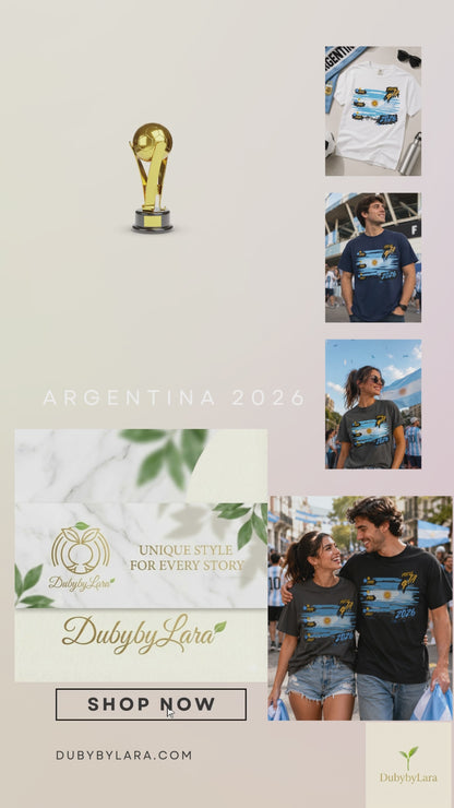 Por La 4ta Argentina Soccer Fan Shirt | Three Stars Heritage Football Tee