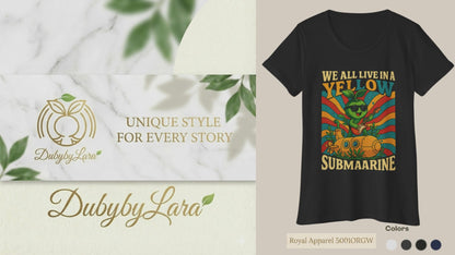 Vintage Submarine Graphic Tee — Retro Ocean Music Vibes Women's Organic T-Shirt