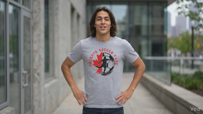 Toronto Soccer Canada Maple Leaf Football Tee | Toronto FC Fan Shirt