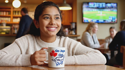 Go Jays Go Ceramic Mug — Baseball Fan Coffee & Game Day Drinkware (11oz, 15oz)